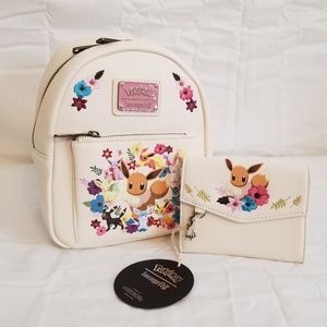 Loungefly Embroidered Eevee Mini Backpack & Wallet